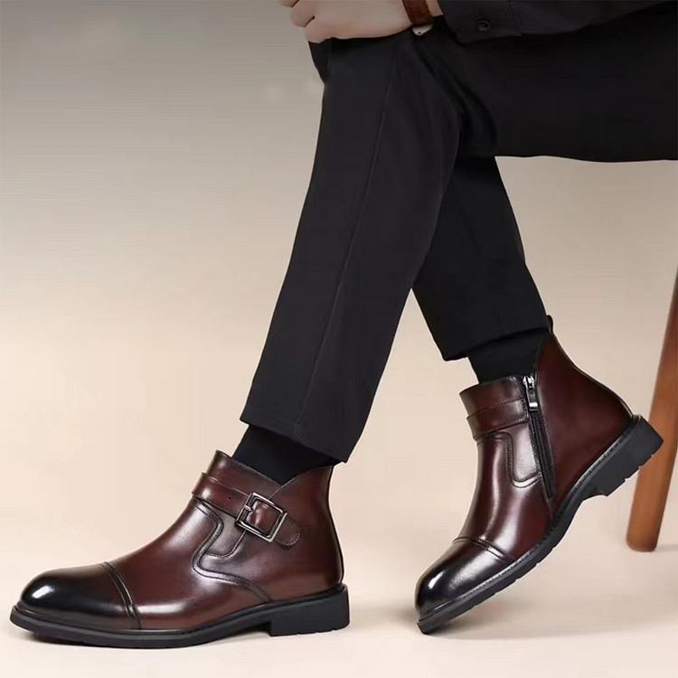Bottes d'affaires chaudes en cuir