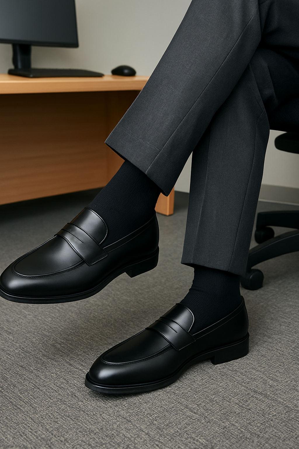 Mocassin Pralos en Cuir Homme