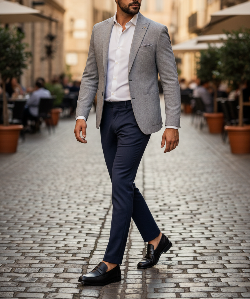 Mocassin Pralos en Cuir Homme