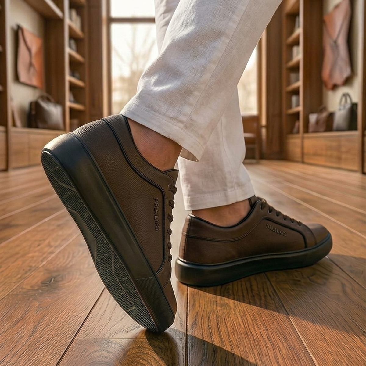 Sneakers Pralos en Cuir