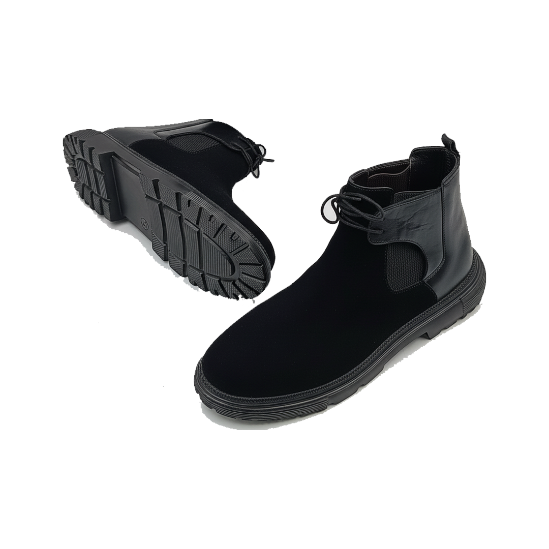 Boots Homme-Semelle Légère Très Confortable En Daim