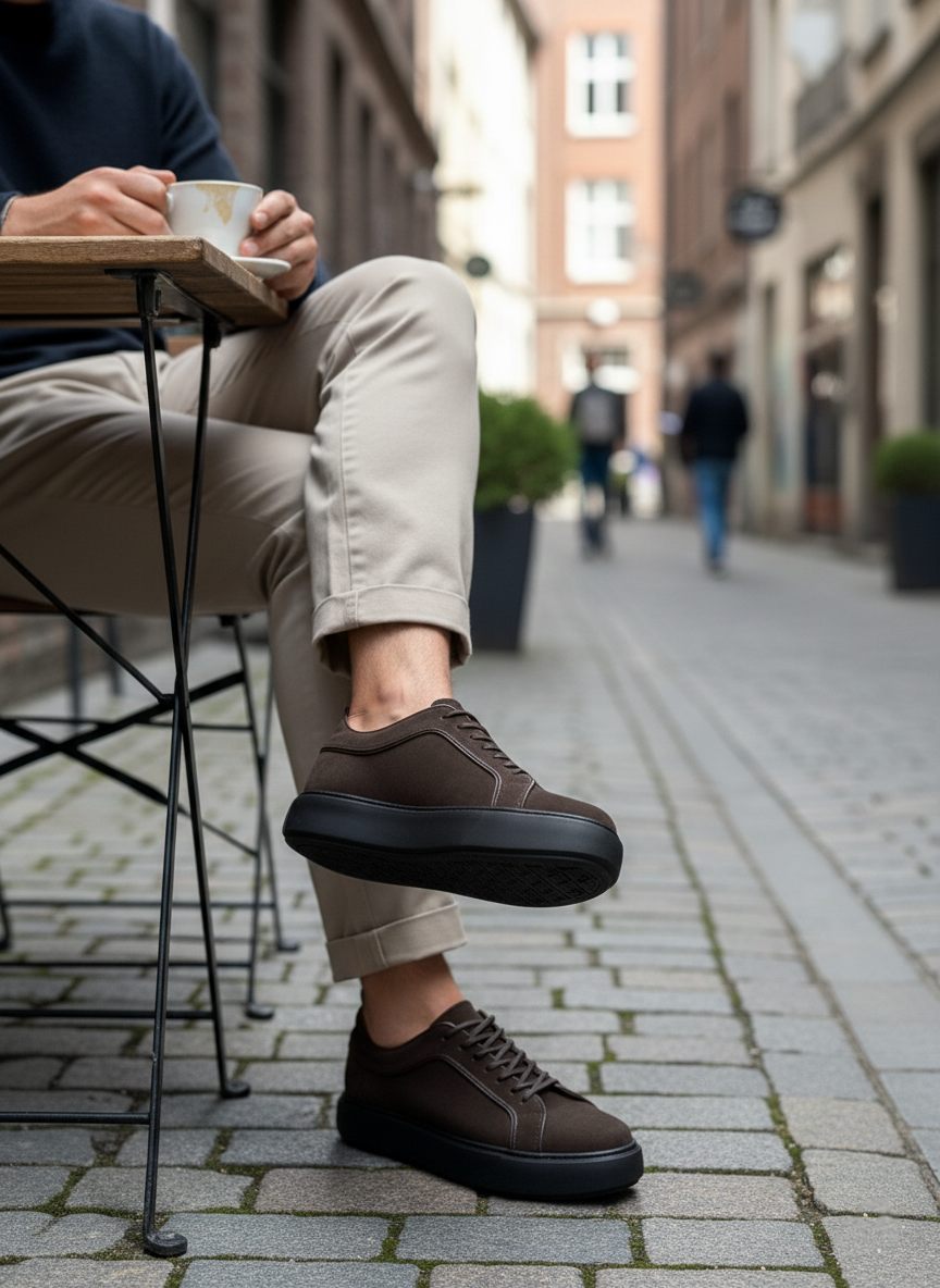 Sneakers Pralos en Cuir