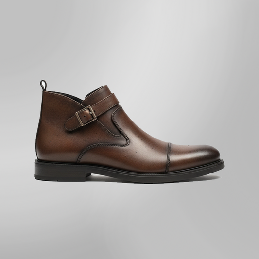 Bottes chaudes en cuir