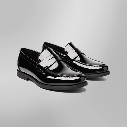 Derbies Classiques en Cuir Noir pour Homme