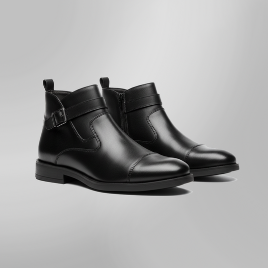 Bottes chaudes en cuir