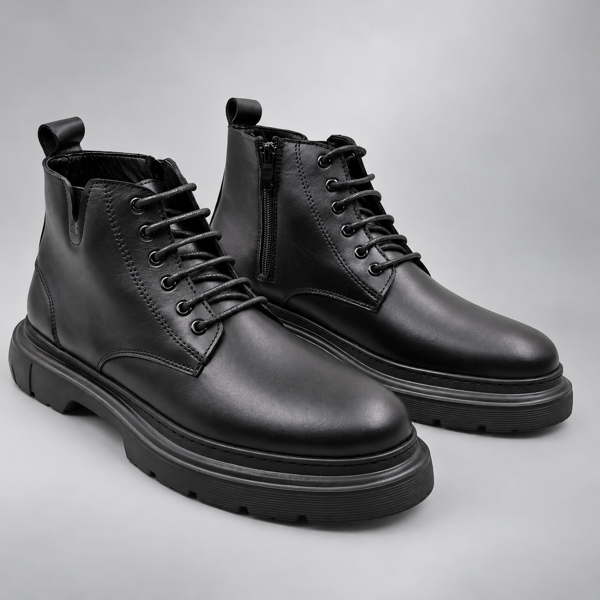 Bottines Homme en Cuir Véritable – Style & Confort