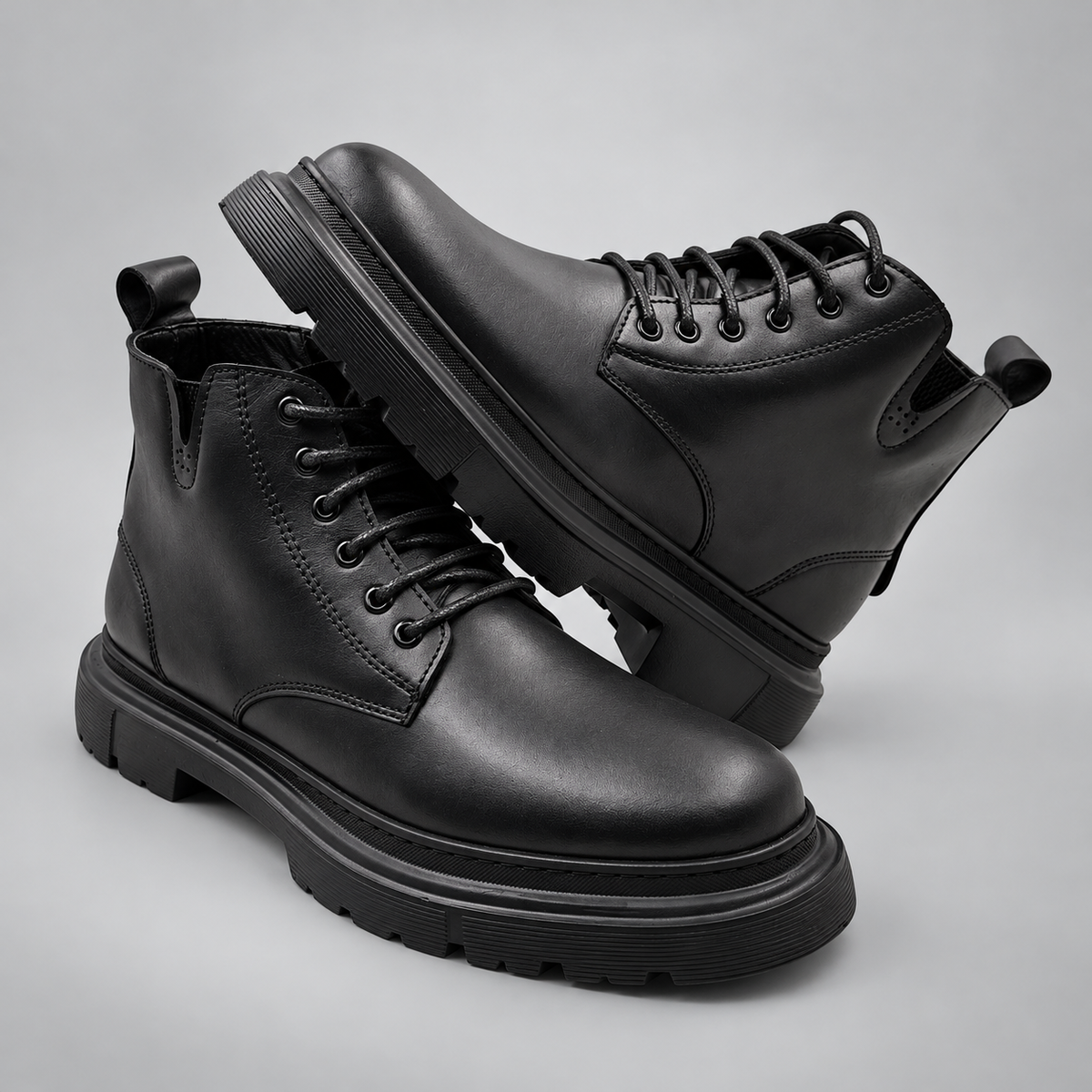 Bottines Homme en Cuir Véritable – Style & Confort