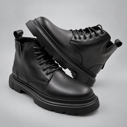 Bottines Homme en Cuir Véritable – Style & Confort