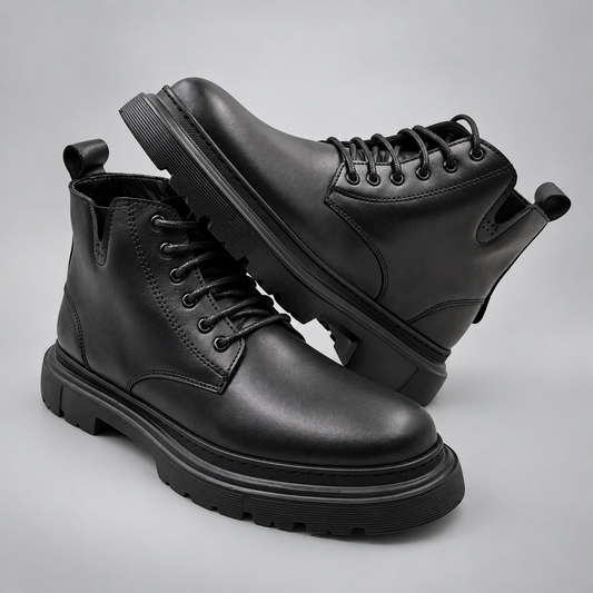 Bottines Homme en Cuir Véritable – Style & Confort
