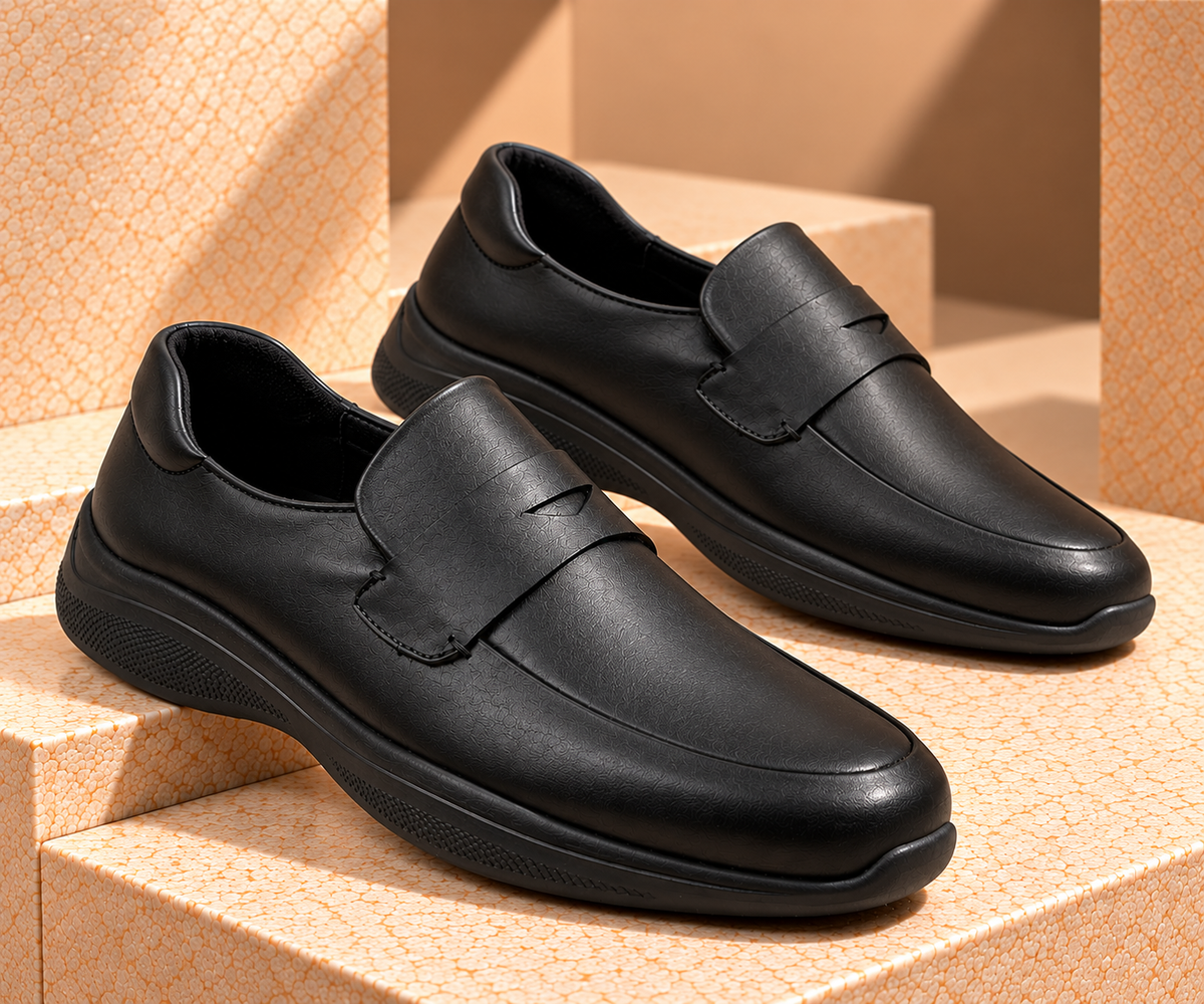 Chaussure confortable en cuir
