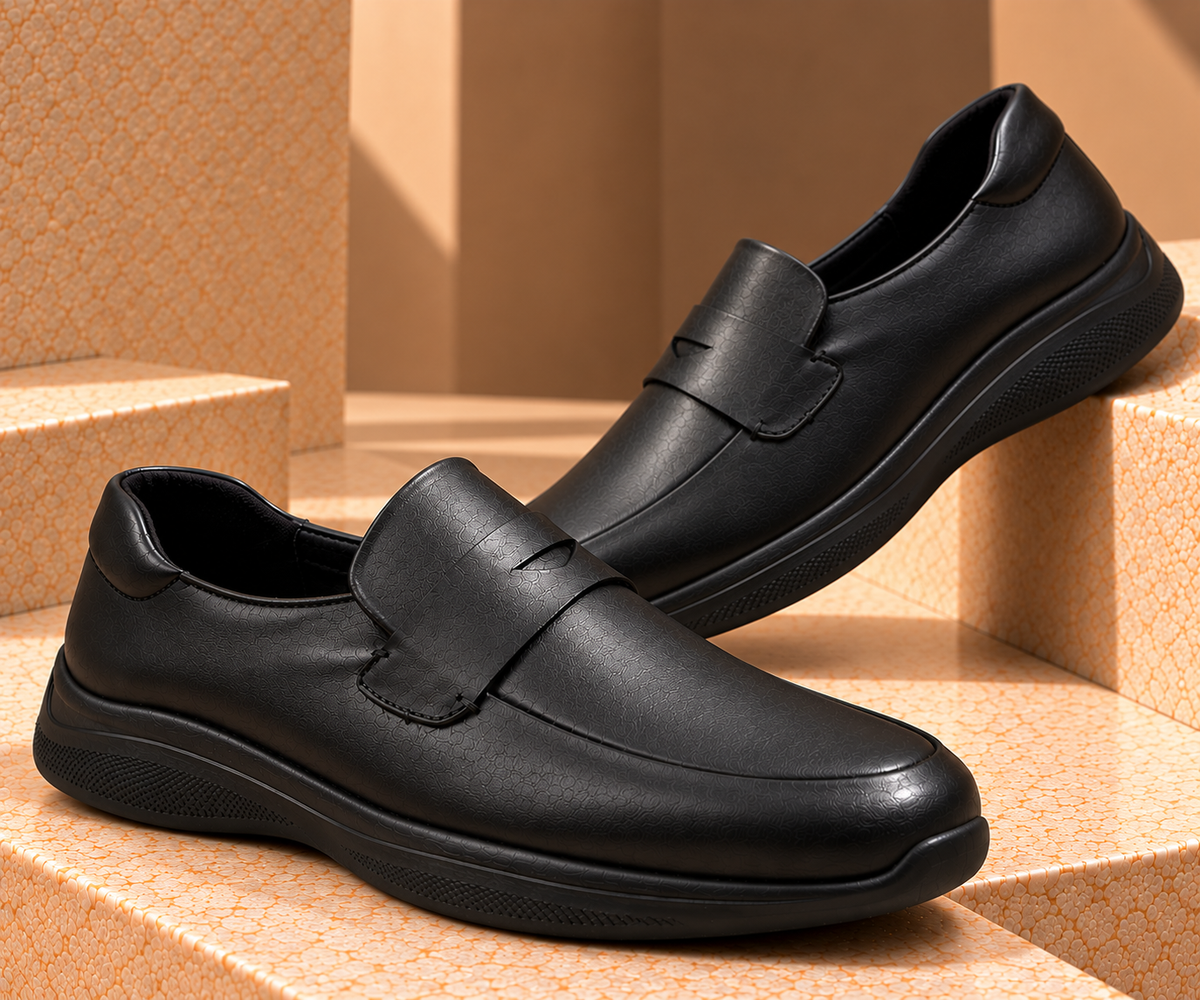 Chaussure confortable en cuir