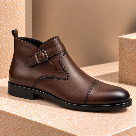 Bottes d'affaires chaudes en cuir