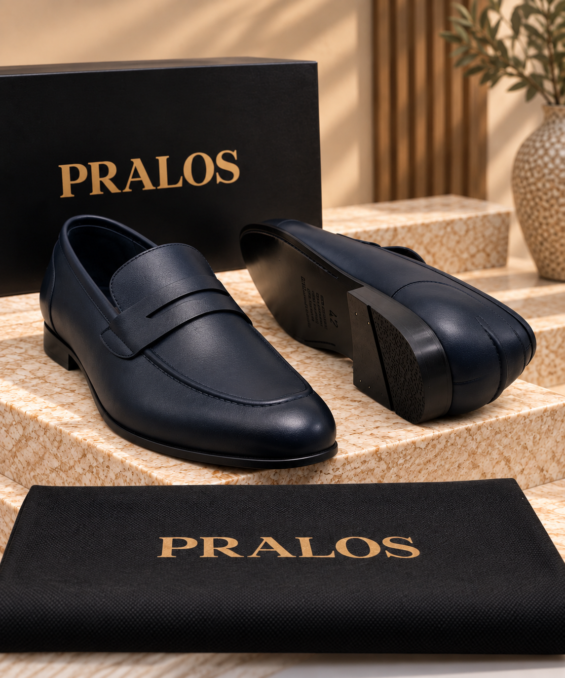 Mocassin PRALOS en Cuir – Élégance & Confort