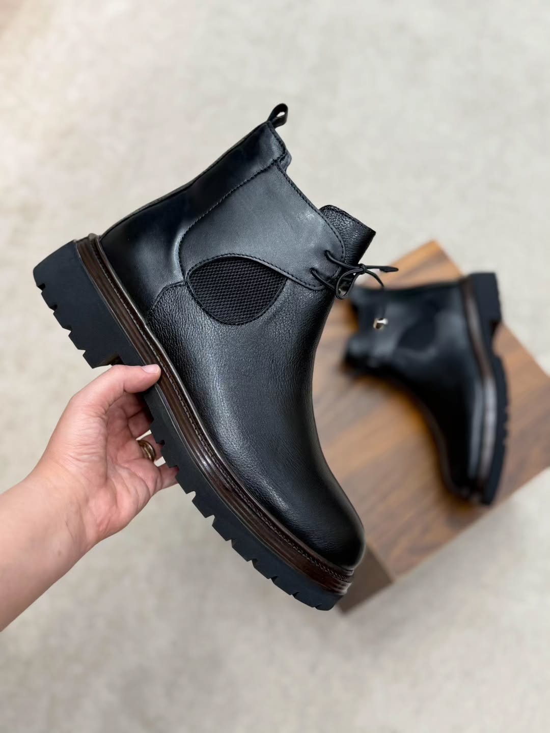 Boots Homme-Semelle Légère Très Confortable