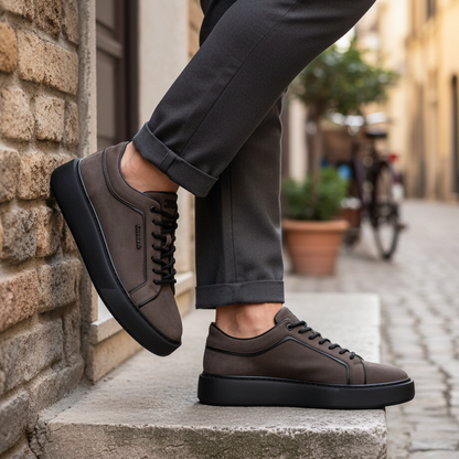 Sneakers Pralos en Cuir