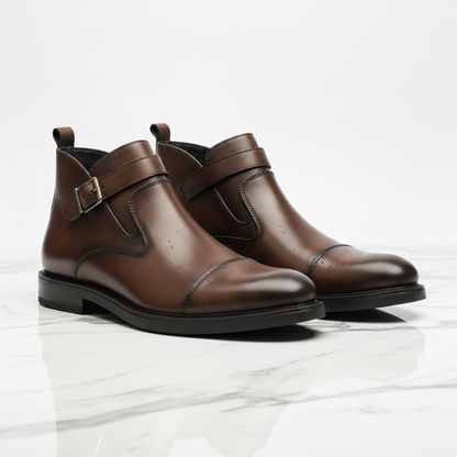 Bottes d'affaires chaudes en cuir