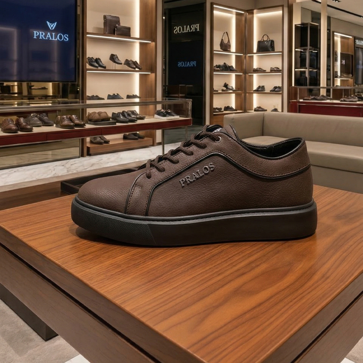 Sneakers Pralos en Cuir