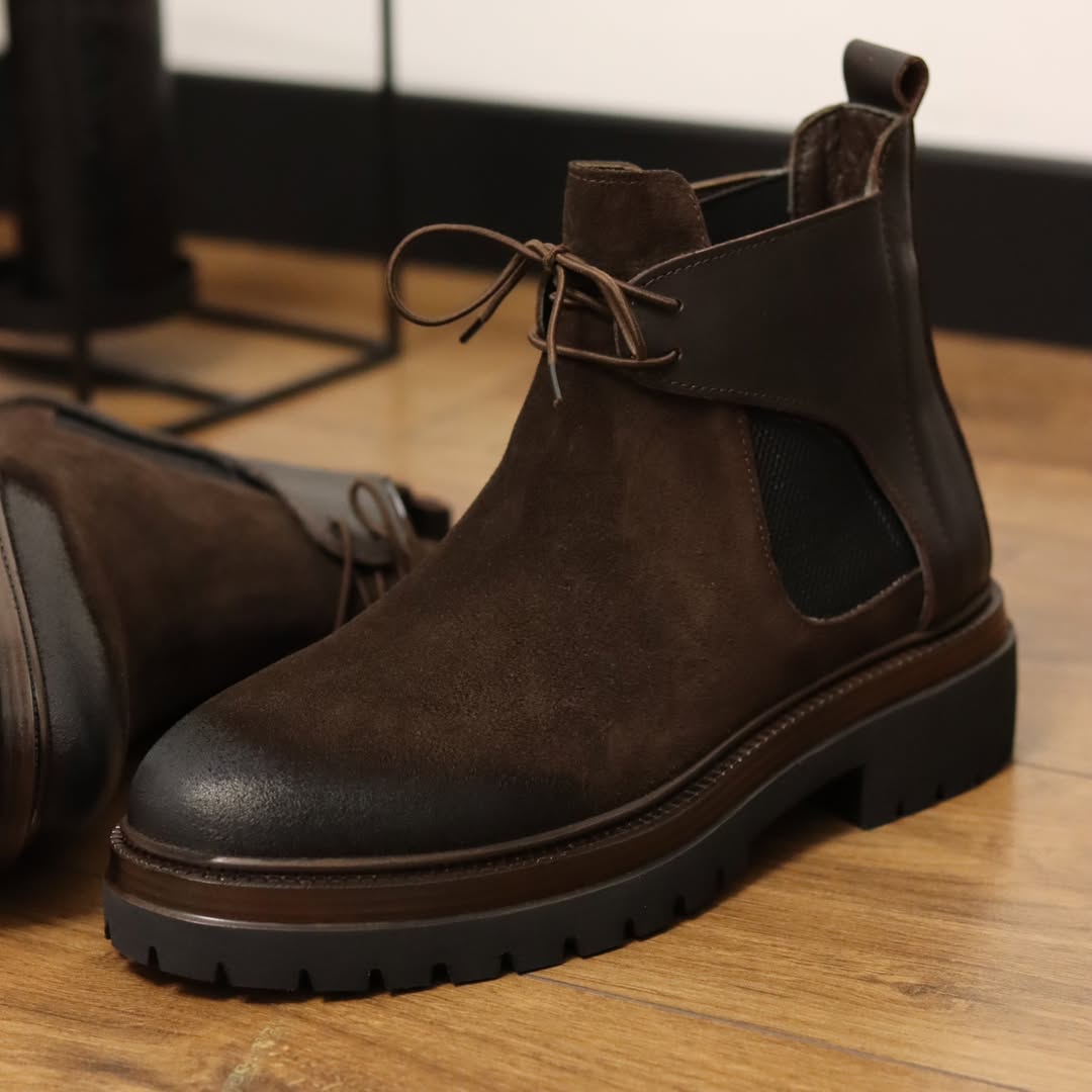 Boots Homme-Semelle Légère Très Confortable