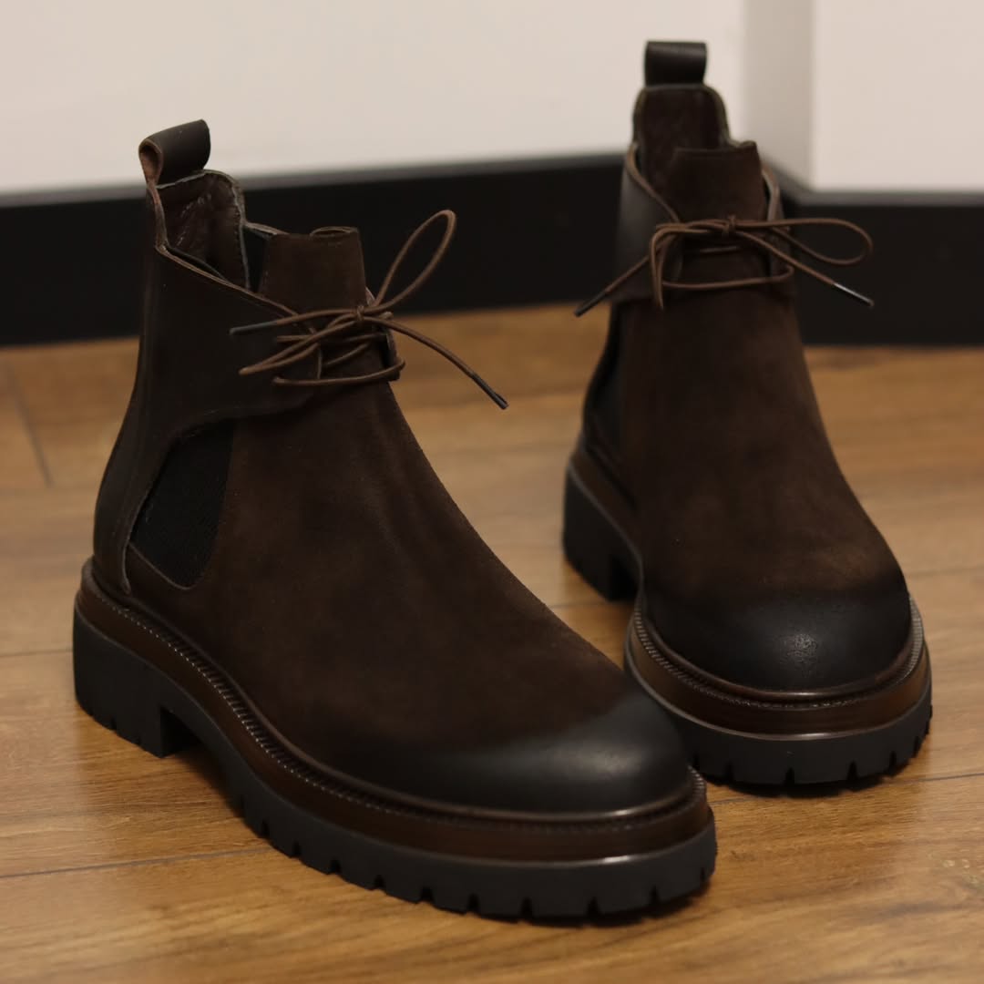 Boots Homme-Semelle Légère Très Confortable