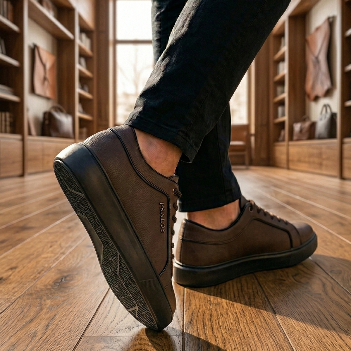 Sneakers Pralos en Cuir