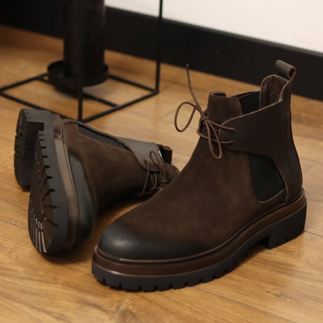 Boots Homme-Semelle Légère Très Confortable