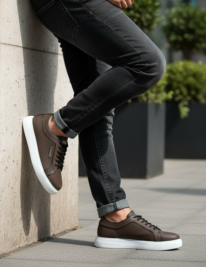 Sneakers Pralos en Cuir
